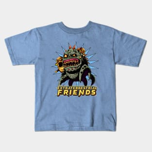 Extraterrestrial Friends - Brutis and Buds Kids T-Shirt